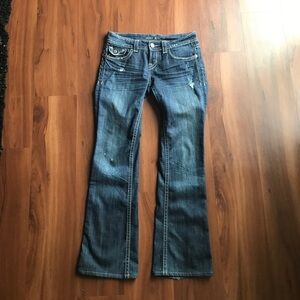 MEK Denim Jakarta Bootcut Jeans Size 27x30 | Premium Denim | Stretch